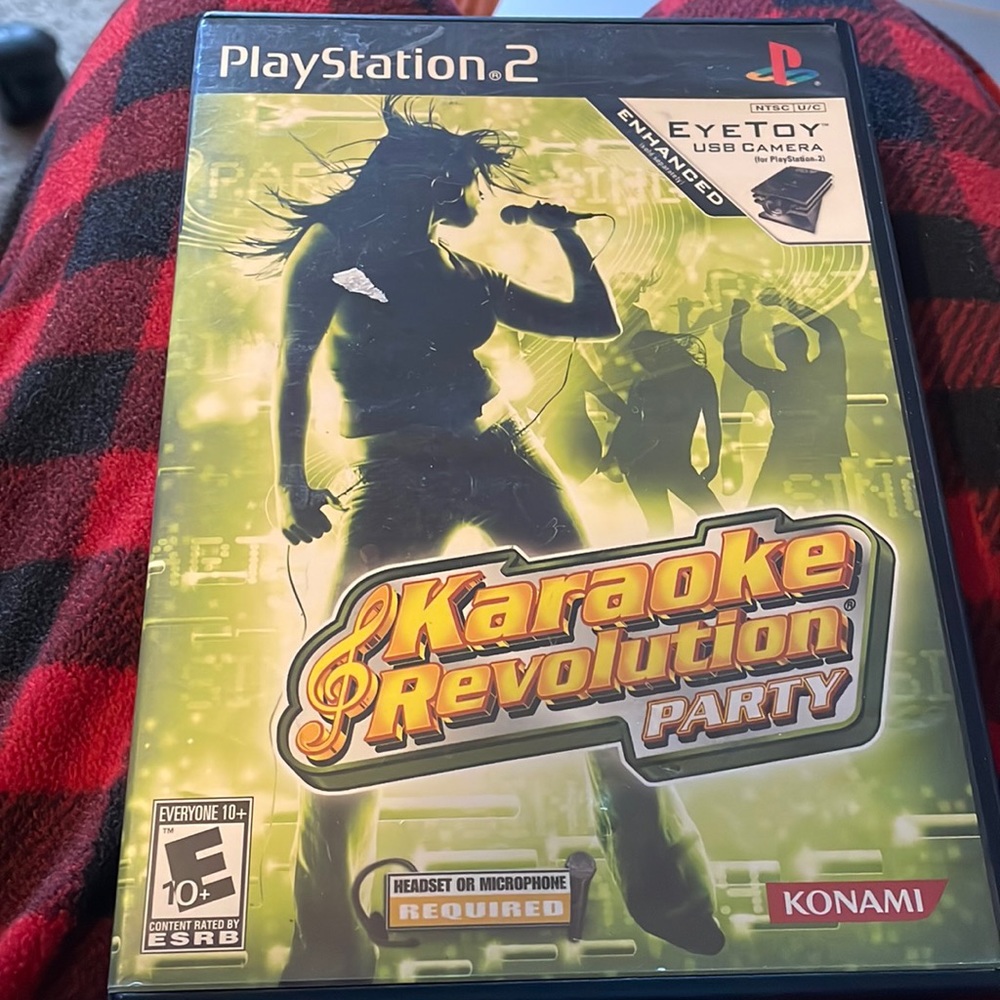 Playstation 2 PS2 Karaoke Revolution Party